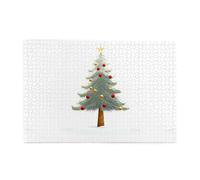 Jigsaw Puzzles1000 pezzi BROLEO a cinque punte albero di Natale stampa educativo intellettuale puzzle in legno, puzzle divertenti, puzzle antistress