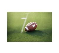 Jigsaw Puzzles1000 Pezzi BROLEO Pallone da football americano su erba Sport Stampa Educativa Intellettuale Puzzle in legno, Divertenti, Puzzle antistress