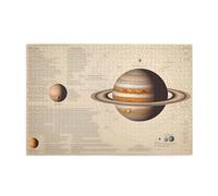 Jigsaw Puzzles1000 Pezzi BROLEO Sistema Solare Giove Stampa Educativo Intellettuale Puzzle in legno, Divertenti Puzzle, Stress Alleviare Puzzle