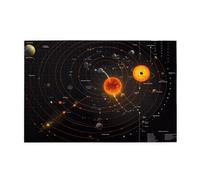Jigsaw Puzzles1000 Pezzi BROLEO Sistema Solare Stampa Educativo Intellettuale Puzzle in legno, Divertenti Puzzle, Stress Alleviare Puzzle