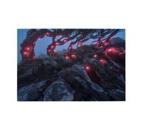 Jigsaw Puzzles1000 Pezzi BROLEO Tree Crescere Sulla Roccia Stampa Educativo Intellettuale Puzzle in legno, Divertenti Puzzle, Stress Alleviare Puzzle
