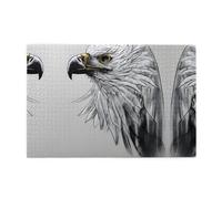 Jigsaw Puzzles1000 Pezzi Hytter Schizzo di un'Aquila Modello Educativo Intellettuale Puzzle in legno, Divertenti Puzzle, Gioco antistress