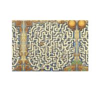 Jigsaw Puzzles1000 Pezzi Jkiegoq Labirinto Mappa del Tesoro Stampato Educativo Intellettuale Puzzle in Legno Divertente, Gioco antistress
