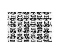 Jigsaw Puzzles1000 Pezzi Jkiegoq Simpatico Raccoon Stampato Educativo Intellettuale Puzzle in legno, Divertenti Puzzle, Gioco antistress