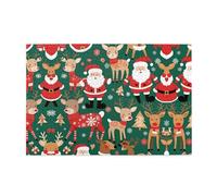 Jigsaw Puzzles1000 Pezzi Whjdpp Babbo Natale e Cervo di Natale Modello Educativo Intellettuale Puzzle in legno, Divertenti Puzzle, Stress Alleviare Puzzle