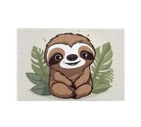 Jigsaw Puzzles1000 Pezzi Whjdpp Carino Cartoon Sloth Immagine Educativo Intellettuale Puzzle in legno, Divertenti Puzzle, Gioco antistress