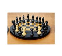 Jigsaw Puzzles1000 Pezzi Whjdpp Internazionale Scacchi Modello Educativo Intellettuale Puzzle in legno, Divertenti Puzzle, Stress Alleviare Puzzle