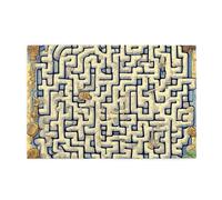 Jigsaw Puzzles1000 Pezzi Whjdpp Labirinto Mappa del Tesoro Modello Educativo Intellettuale Puzzle in legno, Divertenti Puzzle, Stress Alleviare Puzzle