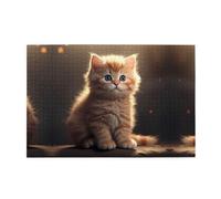 Jigsaw Puzzles1000 pezzi Yyhwhjde Carino Piccolo Gatto Stampe Puzzle in Legno di Qualità per Adulti e Bambini, Puzzle Divertenti, Puzzle Alleviare Lo Stress