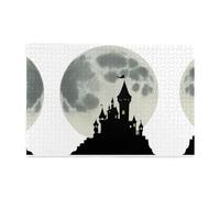 Jigsaw Puzzles1000 Pezzi Yyhwhjde Castle Before The Moon Stampe Puzzle Educativi Intellettuali in legno, Divertenti Puzzle, Gioco antistress