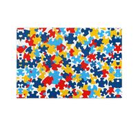 Jigsaw Puzzles1000 Pezzi Yyhwhjde Consapevolezza Autismo Puzzle Puzzle Cuore Immagine Educativo Intellettuale Puzzle in legno, Divertenti Puzzle, Stress Alleviare Puzzle
