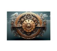 Jigsaw Puzzles1000 Pezzi Yyhwhjde Cool Steampunk Ingranaggi Immagine Educativo Intellettuale Puzzle in legno, Divertenti Puzzle, Stress Alleviare Puzzle