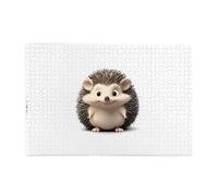 Jigsaw Puzzles1000 pezzi Yyhwhjde Cute Little Hedgehog Picture Educational Puzzle in legno intellettuale, puzzle divertenti, puzzle antistress