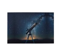 Jigsaw Puzzles1000 Pezzi Yyhwhjde Il Cielo Stellato nel Telescopio Stampe Puzzle Educativi Intellettuali in legno, Puzzle Divertenti, Gioco antistress