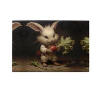 Jigsaw Puzzles1000 Pezzi Yyhwhjde Il Coniglietto Tira Il Ravanello Stampe Puzzle Educativi Intellettuali in legno, Puzzle Divertenti, Gioco antistress