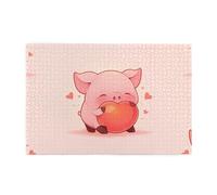 Jigsaw Puzzles1000 Pezzi Yyhwhjde Il Piccolo Maiale in Amore Immagine Educativo Intellettuale Puzzle in legno, Divertenti Puzzle, Stress Alleviare Puzzle