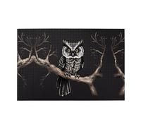 Jigsaw Puzzles1000 Pezzi Yyhwhjde Late Night Owl Immagine Educativo Intellettuale Puzzle in legno, Divertenti Puzzle, Stress Alleviare Puzzle