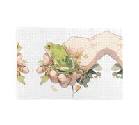Jigsaw Puzzles1000 pezzi Yyhwhjde Little Frog nel palmo della tua mano stampa puzzle educativi in legno intellettuale, puzzle divertenti, gioco antistress
