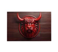 Jigsaw Puzzles1000 Pezzi Yyhwhjde Minotauro Rosso Intaglio Stampe Educative Intellettuali Puzzle in legno, Divertenti Puzzle, Gioco antistress