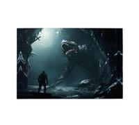 Jigsaw Puzzles1000 Pezzi Yyhwhjde Monster Under The Sea Stampe Educativi Intellettuali Puzzle in legno, Divertenti Puzzle, Gioco antistress