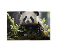 Jigsaw Puzzles1000 Pezzi Yyhwhjde Panda Cuccioli nella Foresta Stampe Puzzle Educativi Intellettuali in legno, Divertenti Puzzle, Gioco antistress
