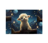 Jigsaw Puzzles1000 Pezzi Yyhwhjde Pecora Guardando le Stelle Immagine Educativo Intellettuale Puzzle in legno, Divertenti Puzzle, Stress Alleviare Puzzle