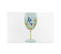 Jigsaw Puzzles1000 Pezzi Yyhwhjde Pesce nel Calice Stampe Puzzle Educativi Intellettuali in legno, Divertenti Puzzle, Gioco antistress