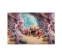 Jigsaw Puzzles1000 pezzi Yyhwhjde Piccolo granchio sotto le rocce stampe puzzle in legno di qualità per adulti e bambini, puzzle divertenti, puzzle antistress