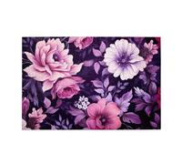 Jigsaw Puzzles1000 Pezzi Yyhwhjde Stampe Floreali Rosa e Viola Puzzle Educativi Intellettuali In Legno Puzzle, Divertenti Puzzle, Gioco antistress