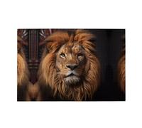 Jigsaw Puzzles1000 pezzi Yyhwhjde The Lion's Gaze Picture Educational Puzzle in legno intellettuale, puzzle divertenti, puzzle antistress