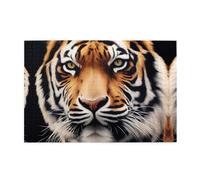Jigsaw Puzzles1000 pezzi Yyhwhjde Tiger Face Stampe Puzzle in legno di qualità per adulti e bambini, puzzle divertenti, puzzle antistress