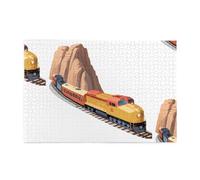 Jigsaw Puzzles1000 pezzi Yyhwhjde Treno nel Canyon Immagine Educativo Intellettuale Puzzle in legno, Divertenti Puzzle, Stress Alleviare Puzzle