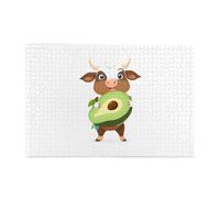 Jigsaw Puzzles1000 pezzi Yyhwhjde Vitello con l'immagine di avocado puzzle educativi in legno intellettuale, puzzle divertenti, puzzle antistress