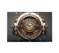 Jigsaw Puzzles1000 Pezzo Jkiegoq Steampunk Orologio Stampato Educativo Intellettuale Puzzle In Legno Divertenti, Gioco di Alleviare Lo Stress