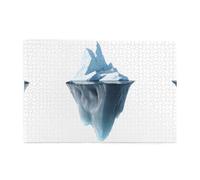 Jigsaw Puzzles1000 Pezzo Whjdpp La Punta dell'Iceberg Modello Educativo Intellettuale Puzzle in legno, Divertenti Puzzle, Stress Alleviare Puzzle