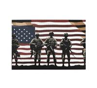 Jigsaw Puzzles1000 Pezzo Whjdpp Noi Soldati Militari Patriottica Memorial Day Modello Educativo Intellettuale Puzzle in legno, Divertenti Puzzle, Stress Alleviare Puzzle