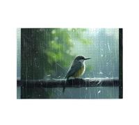 Jigsaw Puzzles1000 Pezzo Whjdpp Pioggia Inondato Uccello Modello Educativo Intellettuale Puzzle in legno, Divertenti Puzzle, Stress Alleviare Puzzle