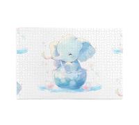Jigsaw Puzzles1000 Pezzo Yyhwhjde L'elefante sta sputando acqua immagine educativa intellettuale puzzle in legno, puzzle divertenti, puzzle antistress