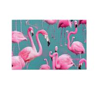 Jigsaw Puzzles1000 Piece Hytter A Flock of Flamingos Pattern Educational Intellettuale Puzzle in legno, Divertenti Puzzle, Gioco antistress