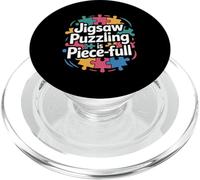 Jigsaw Puzzling È Pezzo Completo Puzzle Amante Calma PopSockets PopGrip per MagSafe