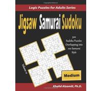 Jigsaw Samurai Sudoku: 500 Medium Jigsaw Sudoku Puzzles Overlapping into 100 Samurai Style