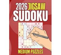 Jigsaw Sudoku Book for Adults 2026: 300+ Medium Jigsaw Sudoku Puzzles with Full Solutions