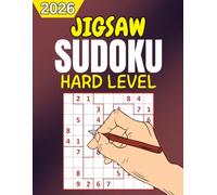 Jigsaw Sudoku Book for Adults: Hard Jigsaw Sudoku Puzzles with Full Solutions