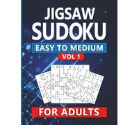 Jigsaw Sudoku for Adults: Brain-Boosting Logic Fun with a Twist!