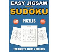 Jigsaw Sudoku Puzzle Book for Adults: 100 Easy Irregular Sudoku Puzzles with Solutions: 100 Easy Irregular Sudoku Puzzles with Solutions | One Puzzle ... for Beginners | Brain Training Logic Gam