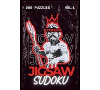 Jigsaw Sudoku Vol.1: 200 Puzzles | Extreme hard | Irregular sudoku | Aesthetic puzzle book