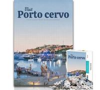 Jigsaw Visita Porto Cervo Puzzle per adolescenti 1000, giocattoli educativi di apprendimento Giochi per famiglie Migliora l'amore tra coppie 26x38cm