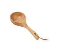 JIHUOO 20,5 x 8 cm extra large rotondo in legno paletta grande in legno chicco di caffè mestolo grande cucchiaio in legno cucchiaio cucchiaio cucchiaio di legno cucchiaio di sale macinato caffè