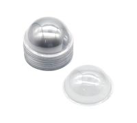 JIHUOO 50 cupole rotonde in plastica da 9 cm, 3D dimensionali cupole shaker shaker per carta fai da te forniture per biglietti