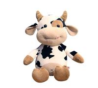 JIIENO Peluche del mucca, bambola di peluche del tiro di pacco di 40 cm, bambola soffice morbida che abbraccia il cuscino - presente per ogni età e occasione